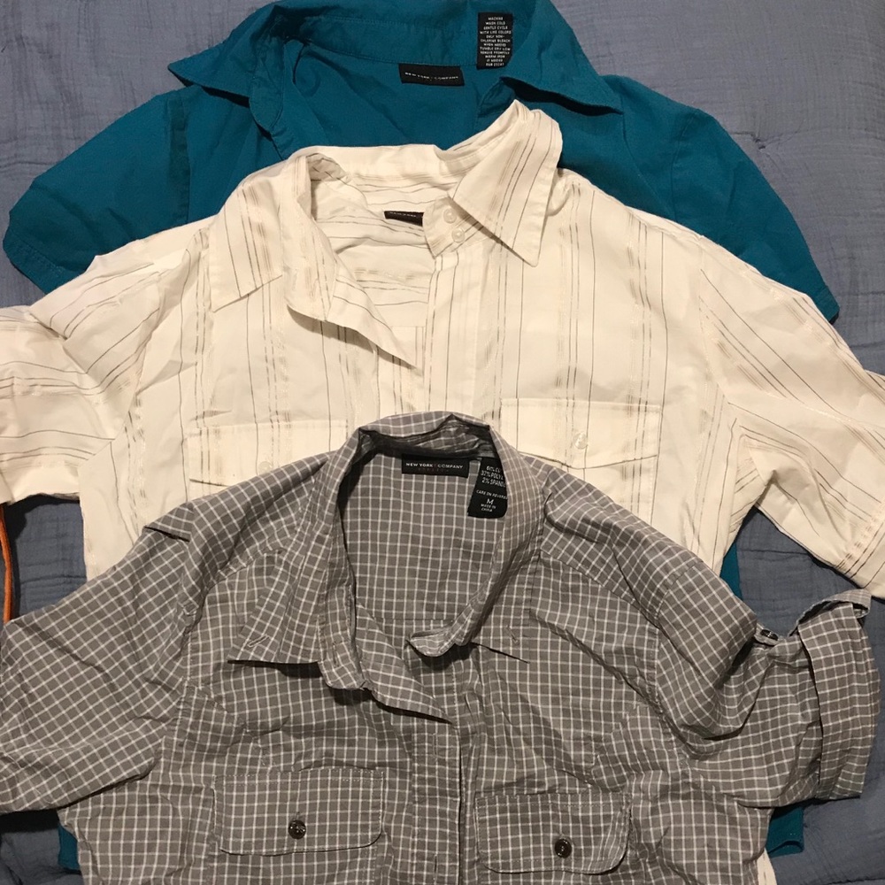 New York and Company button down tops